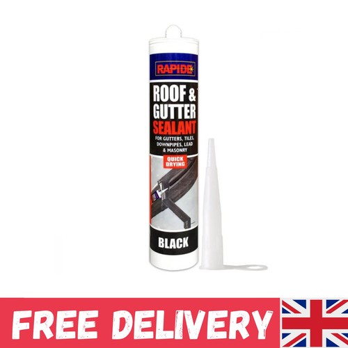 Roof gutter sealant black - gutter,