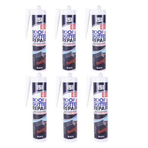 151 black roof gutter - &,