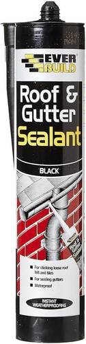 Roof gutter sealant black - sealant,