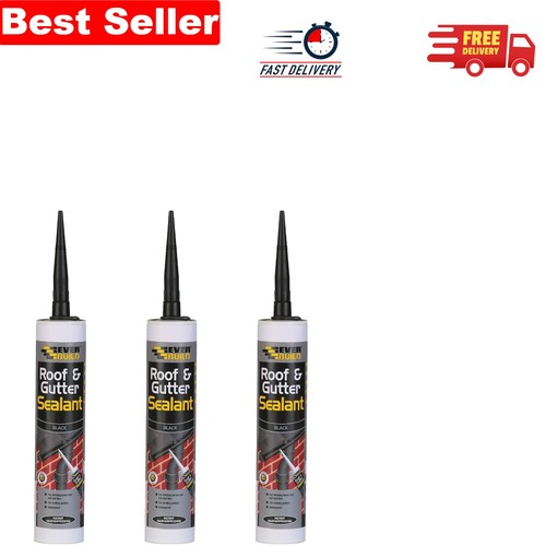 Black roof gutter - black,