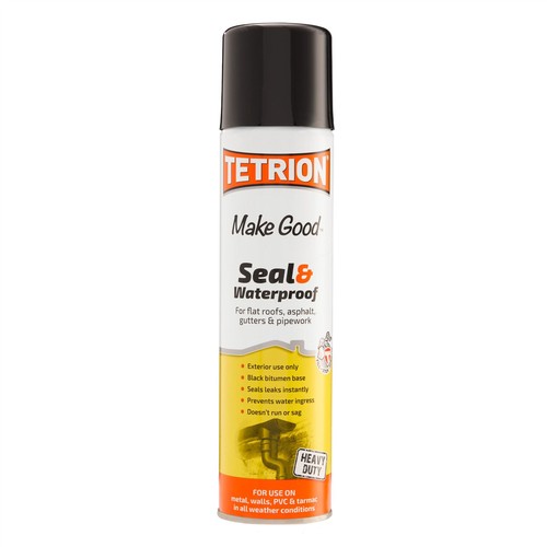 Roof and gutter sealant - and,