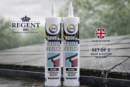 Black roof gutter sealant - x,